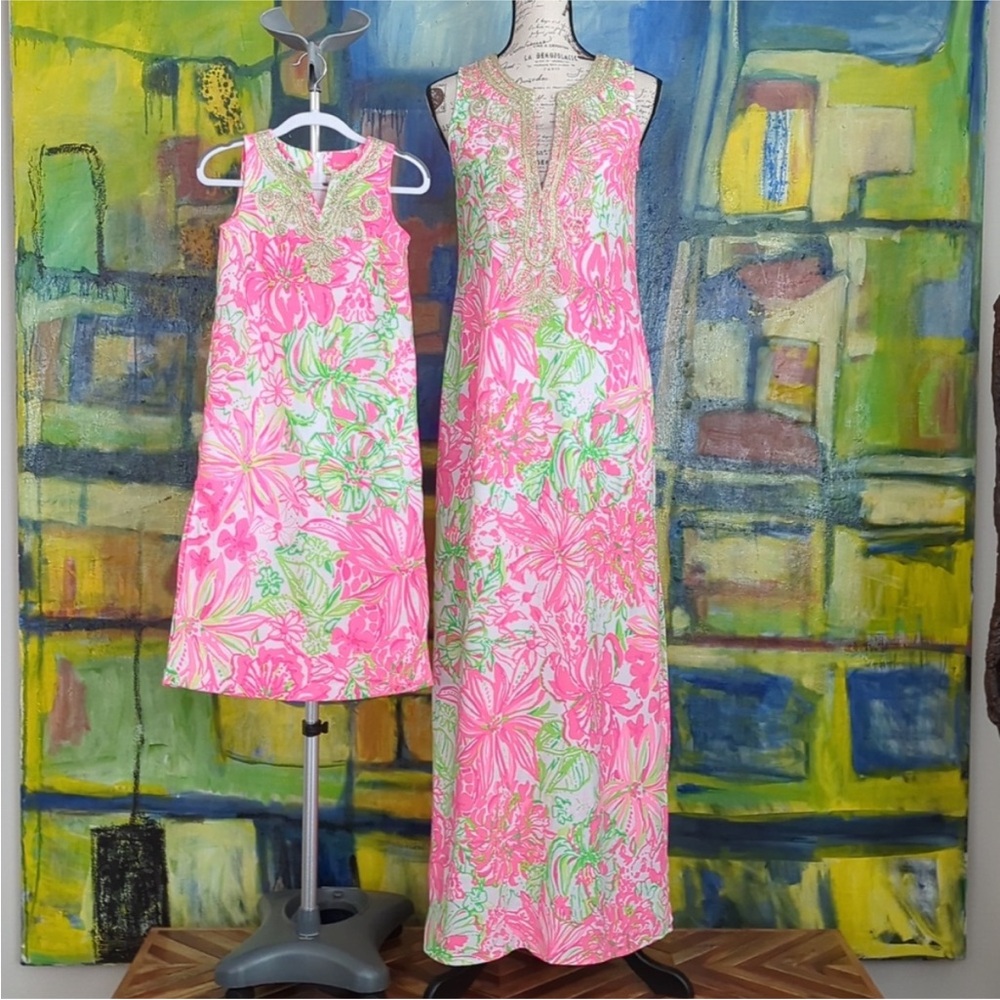 Lilly Pulitzer mommy & me Carlotta in Resort White Koala Me Maybe Dress NWT